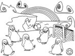 Пингвины и мяч