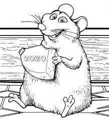 Крыса ест сыр 2020