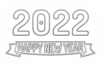 Раскраски на Новый год 2022