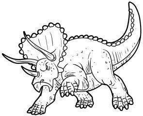 Динозавр трицератопс
