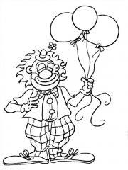 Клоун с шариками