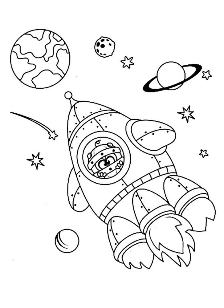 Ракета рисунок детский легкий для садика (47 фото) » рисунки для срисовки на апекс124.рф