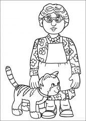 Бабушка с котиком