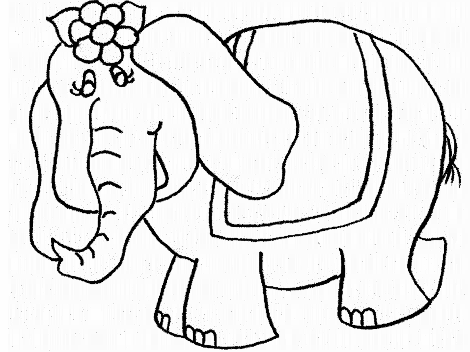 Раскраски со слонами