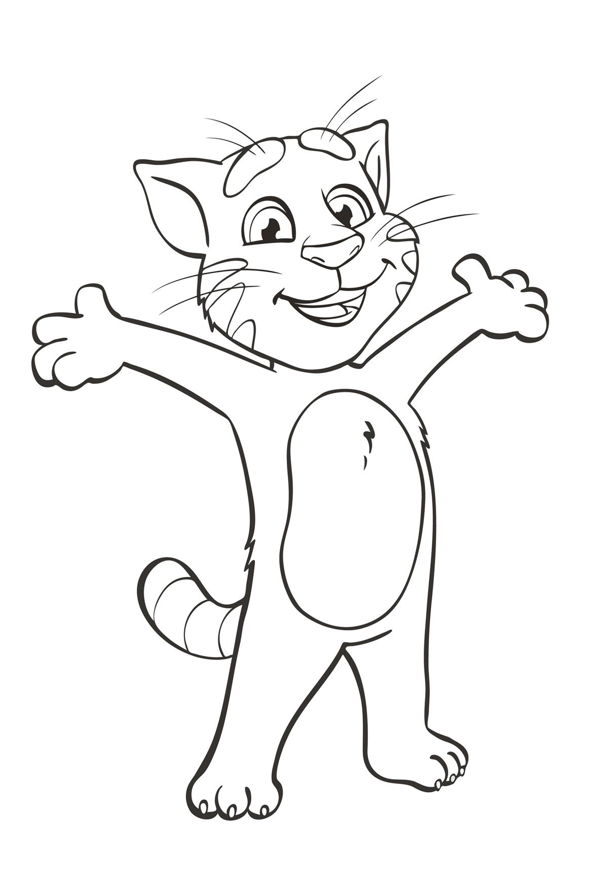 Игра Говорящая кошка Анжела: Белль - Рисунок малышки онлайн - играть бесплатно, без регистрации