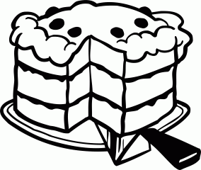 Разрезаем тортик