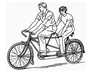 Рисунок велосипед