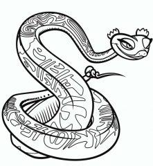Змея каратистка