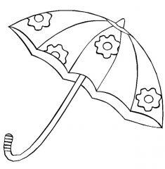 Зонт с цветами