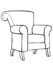 Рисунок кресло
