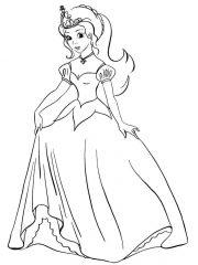 Принцесса в платье