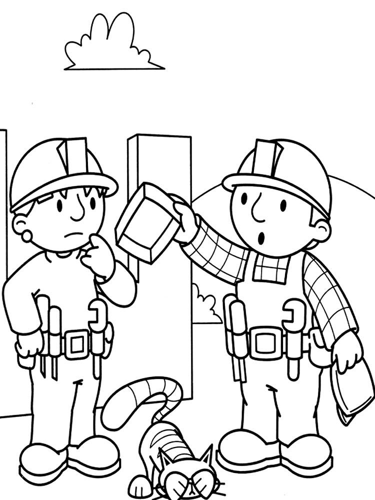 Игра Книжка-раскраска: Боб строитель онлайн