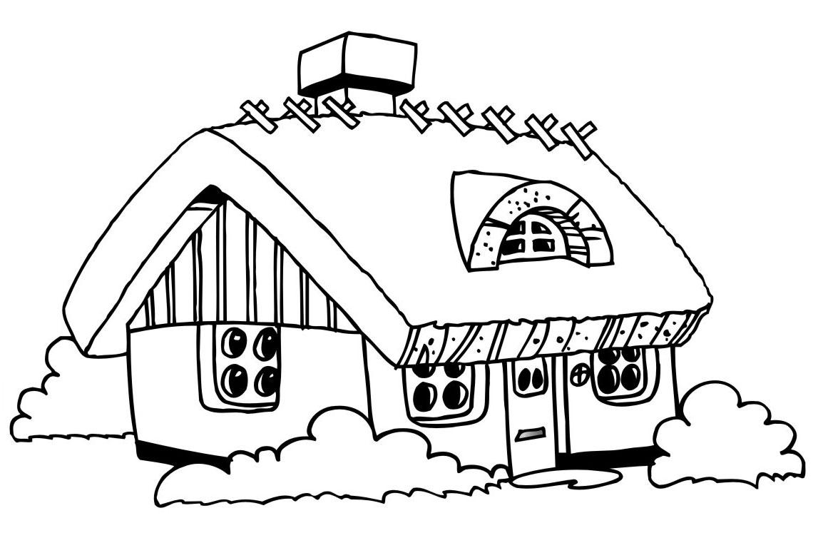 Раскраски Дом для детей 3 4 лет (39 шт.) - скачать или распечатать бесплатно #