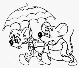 Мышки под зонтом