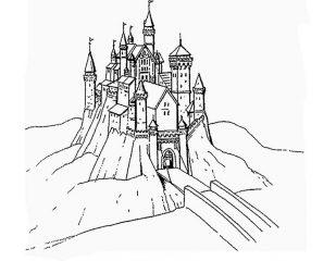рисунок замок