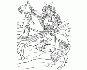 Самурай на боевом коне