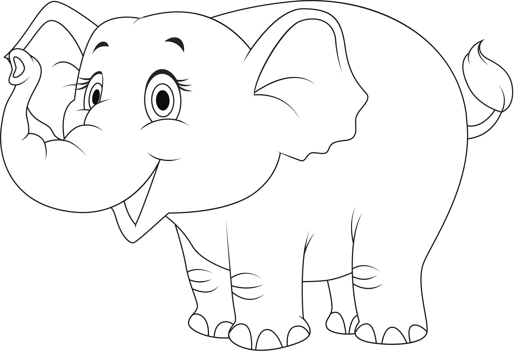 Играть в раскраски Слонов, которые можно распечатать онлайн