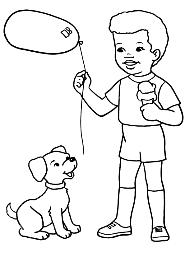 Детская раскраска с собаками, которые ищут дом. Как вам идея?