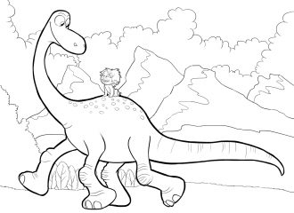 Картинка Хороший динозавр
