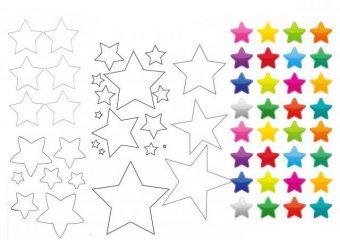 Цветные звезды