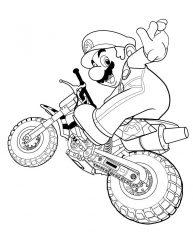 Марио на мотоцикле