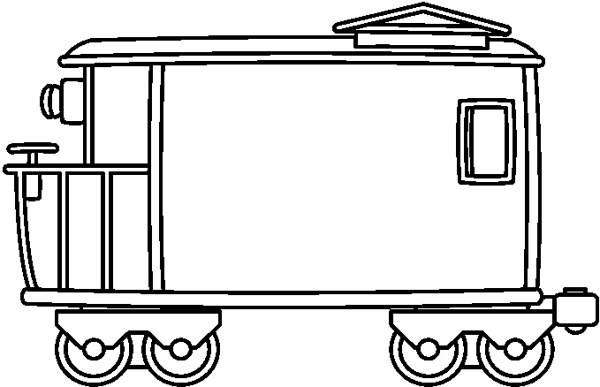 Раскраска Поезд и вагон, скачать и распечатать раскраску раздела Штриховка
