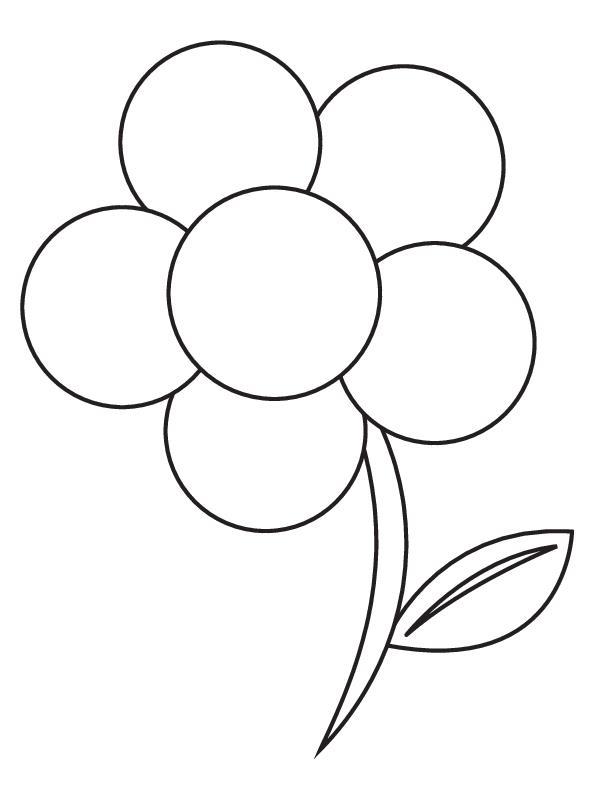 Рисунок цветы для детей