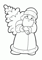 Дед Мороз с елочкой