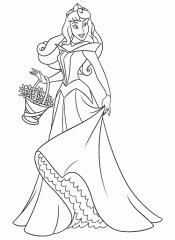Принцесса с цветами
