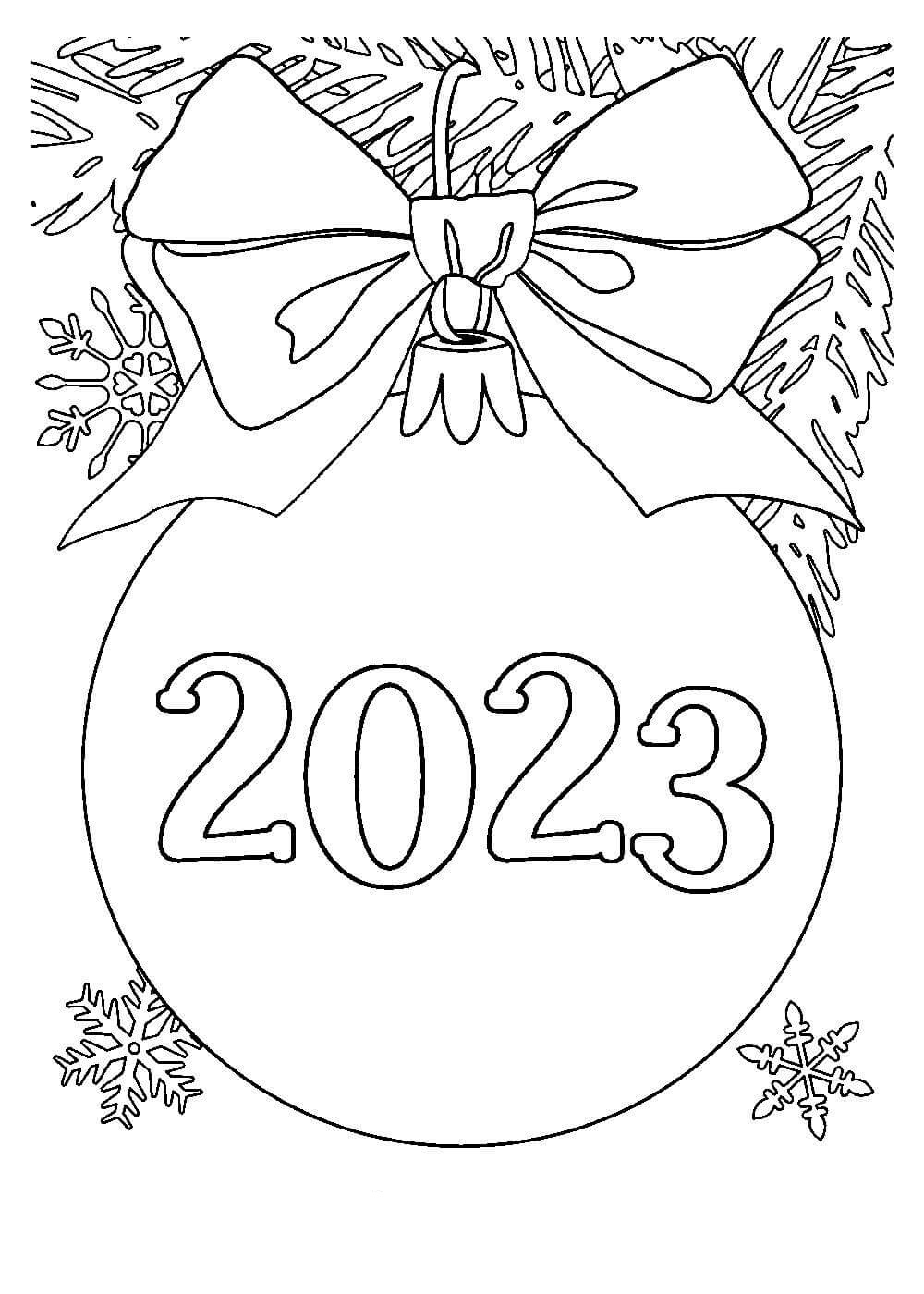 Новогодние раскраски на 2022 год (35 фото)
