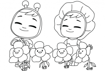 Край Бебис цветочки